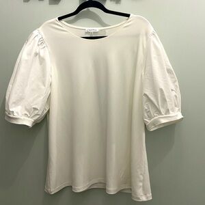 Never Worn Calvin Klein Puffed Sleeve Top